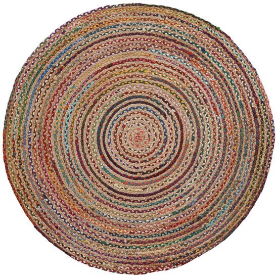 Pestrobarevný jutový koberec Kave Home Saht 150 cm