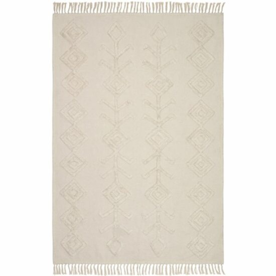 Béžový bavlněný koberec Kave Home Felipa 140 x 200 cm