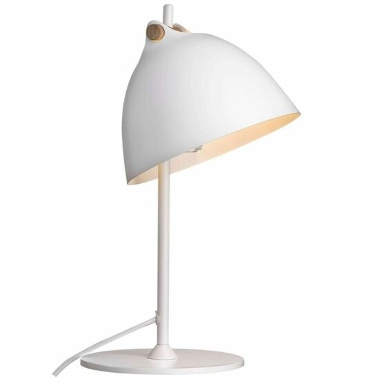 Bílá kovová stolní lampa Halo Design Arhus