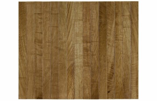 Hoorns Hnědá dubová odkládací podložka na područku pohovky Wonda 45 x 36 cm