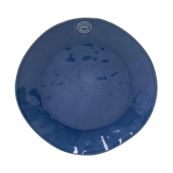 Modrý kameninový talíř COSTA NOVA NOVA 27cm