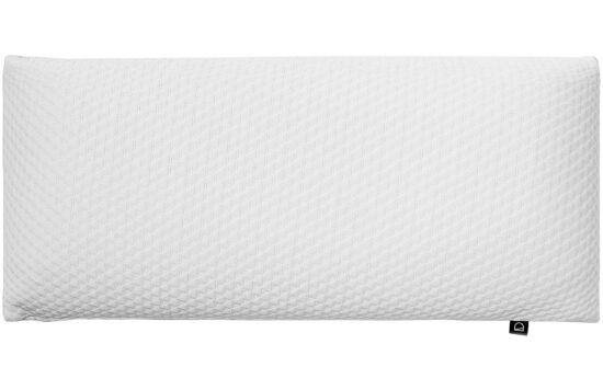 Bílý látkový polštář Kave Home Sasa 33 x 80 cm