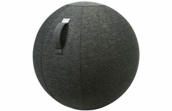 Antracitový sedací / gymnastický míč  VLUV STOV Ø 65 cm