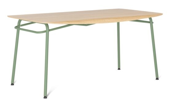 Mintový dubový jídelní stůl Tabanda Troj 160x80 cm