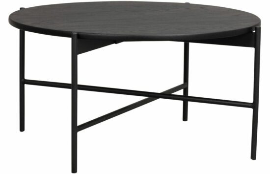 Černý dubový konferenční stolek ROWICO SKYE 89 cm