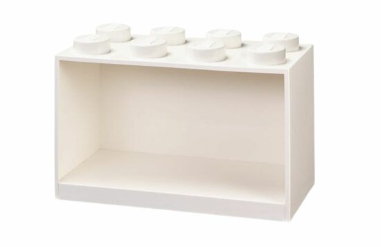 Bílá nástěnná police LEGO® Storage 21 x 32 cm