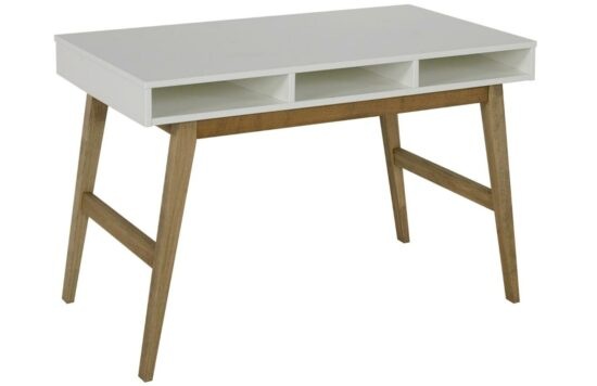 Bíle lakovaný stůl Quax Trendy 120 x 66 cm