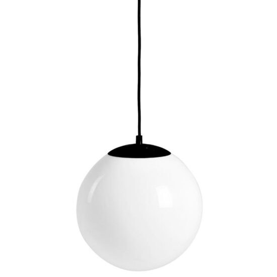 Nordic Design Bílé skleněné nástěnné světlo Manama L