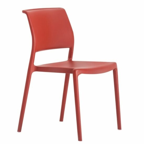 Pedrali Červená plastová jídelní židle Ara 310