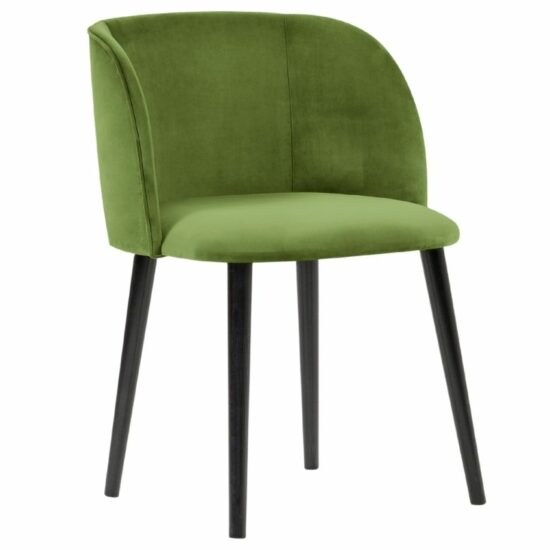 Zelená sametová jídelní židle MICADONI NAWAJO