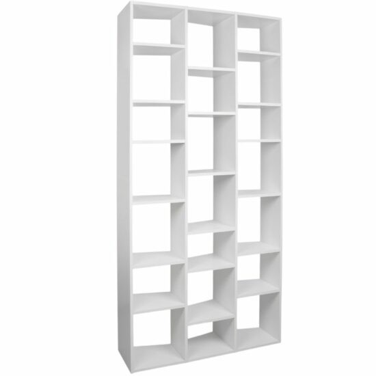 Matně bílá knihovna TEMAHOME Valsa 110 x 34 cm