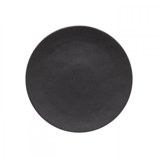 Černý kameninový dezertní talíř COSTA NOVA RODA 16 cm