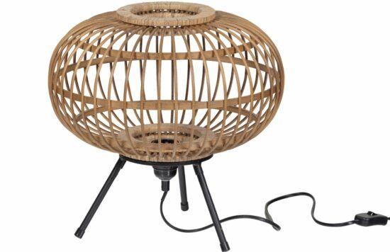 Hoorns Přírodní bambusová stolní lampa Livot