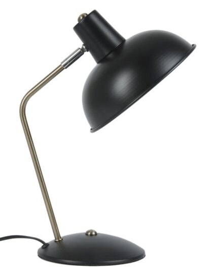 Time for home Černá kovová stolní lampa Earny