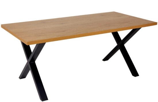 Moebel Living Dubový jídelní stůl Dirk 160 x 90 cm
