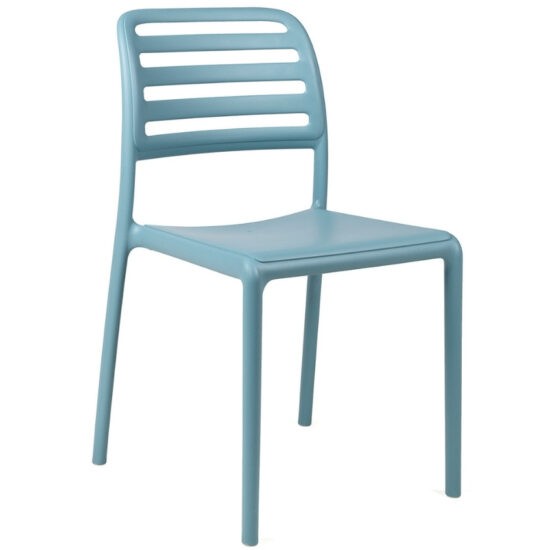 Nardi Světle modrá plastová zahradní židle Costa