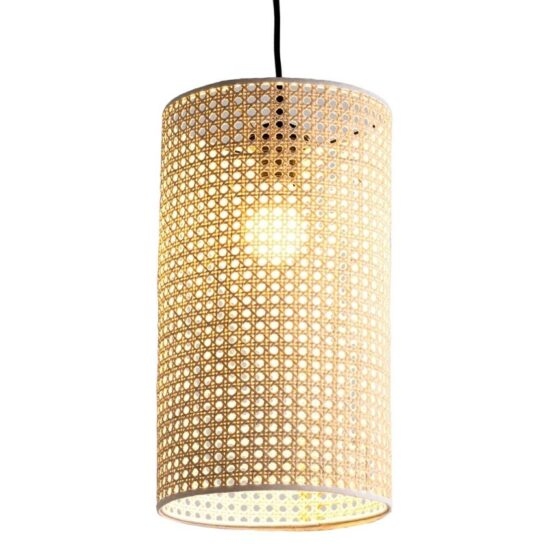 Nordic Design Ratanové závěsné světlo Floki Tall 25 cm