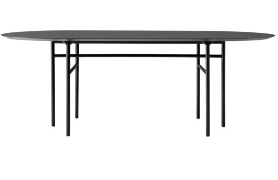 Černý dubový jídelní stůl MENU SNAREGADE 210 x 95 cm