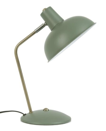 Time for home Světle zelená kovová stolní lampa Earny