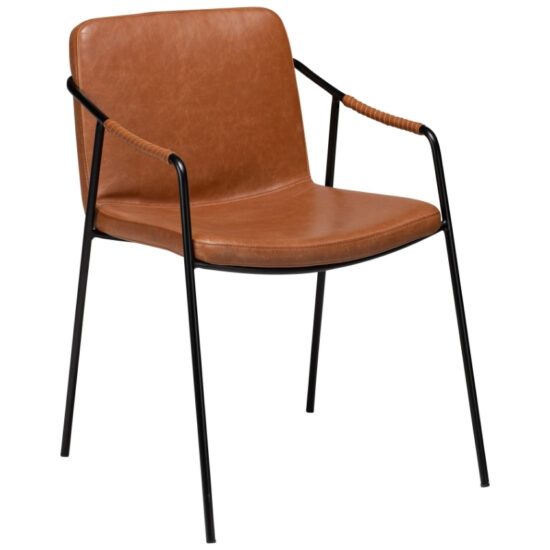 ​​​​​Dan-Form Hnědá koženková jídelní židle DAN-FORM Boto