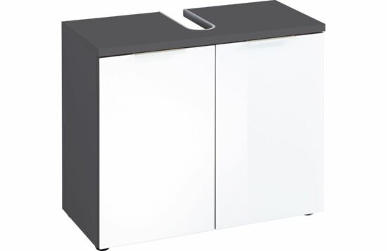 Grafitově šedo bílá umyvadlová skříňka Germania Pescara 2752-569 70 x 34 cm
