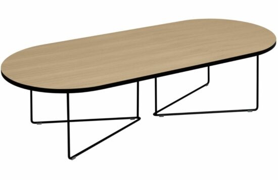 Dubový konferenční stolek TEMAHOME Oval 136 x 60 cm