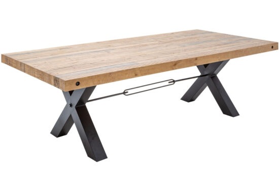 Moebel Living Masivní borovicový jídelní stůl Hogan 240x100 cm