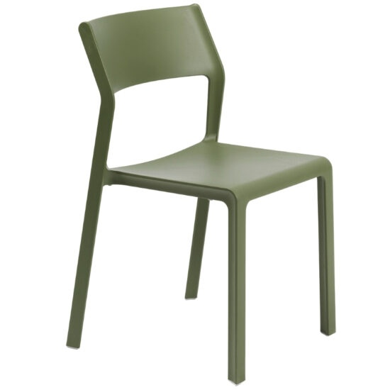 Nardi Zelená plastová zahradní židle Trill
