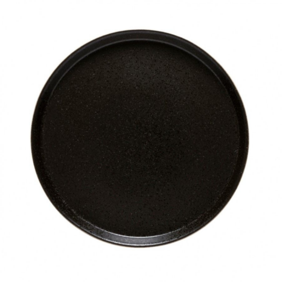Černobílý kameninový dezertní talíř COSTA NOVA NÓTOS 20 cm