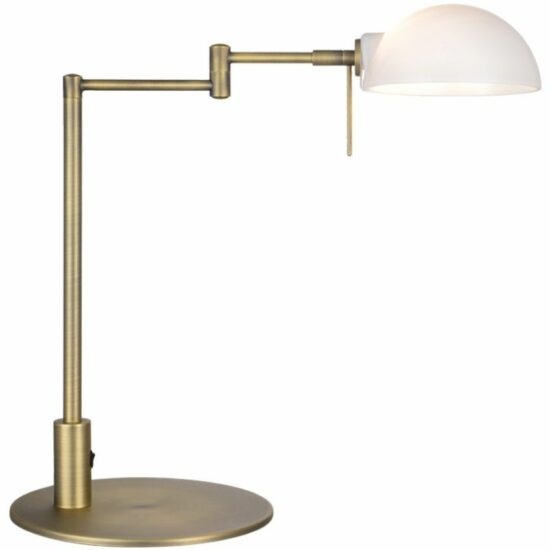 Mosazná skleněná stolní lampa Halo Design Kjobenhavn 43 cm