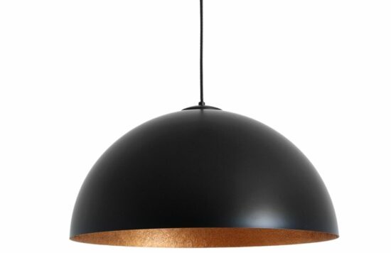 Nordic Design Černo měděné závěsné světlo Darly 50 cm