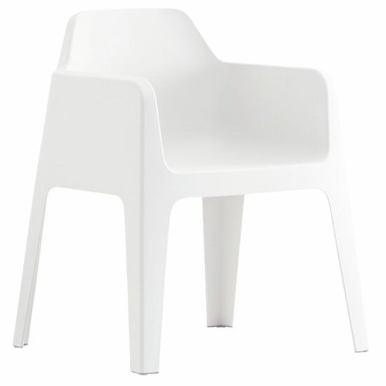 Pedrali Bílá plastová jídelní židle Plus 630