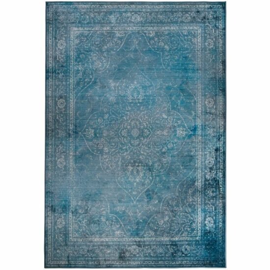Modrý koberec DUTCHBONE Rugged 200x300 cm