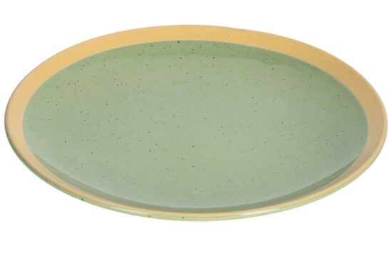 Světle zelený keramický dezertní talíř Kave Home Tilia 20