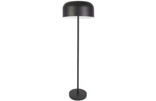 Time for home Černá kovová stojací lampa Ari 150 cm