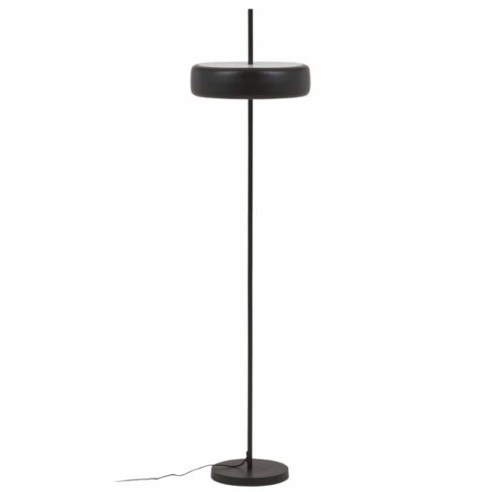 Černá kovová stojací lampa Kave Home Francisca 183 cm