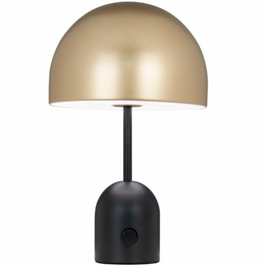 Zlatá kovová stolní lampa Richmond Elvina