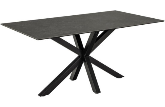 Scandi Černý keramický jídelní stůl Skyline 160 x 90 cm