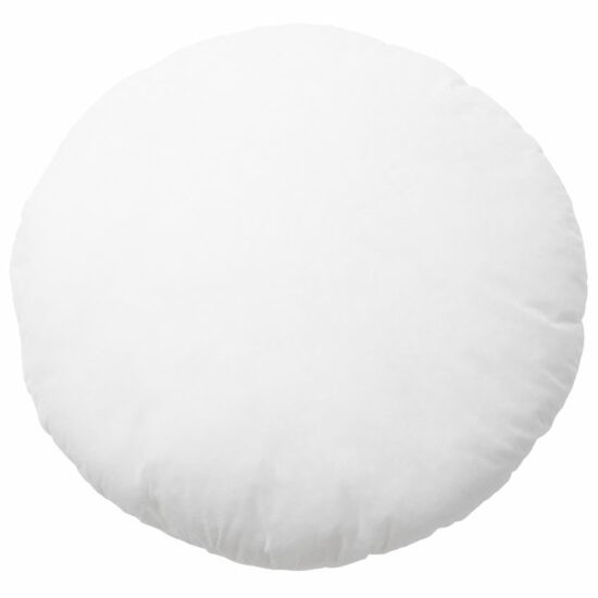 Bílá kulatá polyesterová výplň do polštáře Kave Home Fluff Ø 45 cm