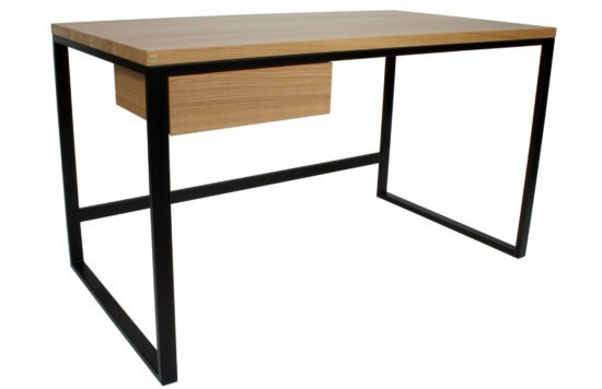 Take Me Home Černý dubový pracovní stůl Kai 130 x 70 cm