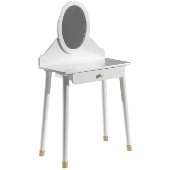 Bílý lakovaný toaletní stolek Vipack Billy 70 x 40 cm