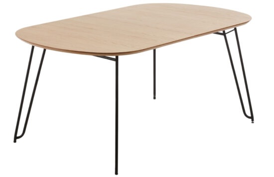 Dubový rozkládací jídelní stůl Kave Home Novac 140-220 x 90 cm