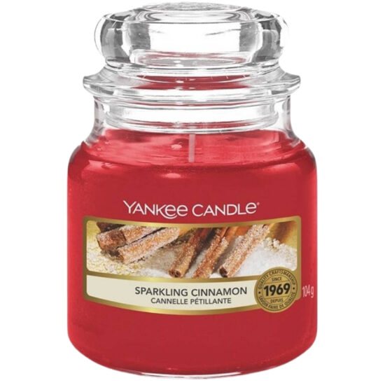 Střední vonná svíčka Yankee Candle Sparkling Cinnamon