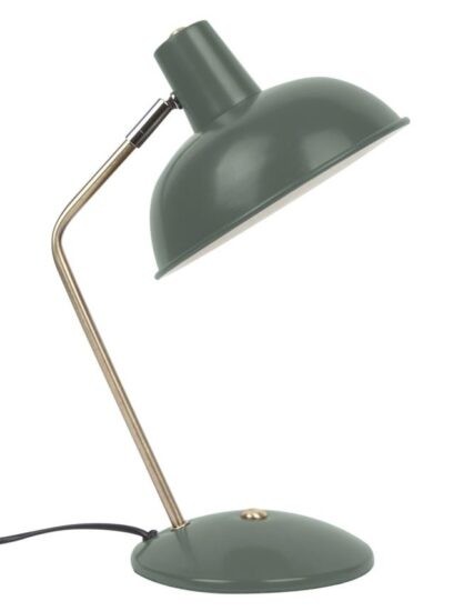 Time for home Zelená kovová stolní lampa Earny