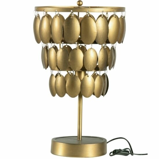 Hoorns Mosazná stolní lampa Turtle 34 cm
