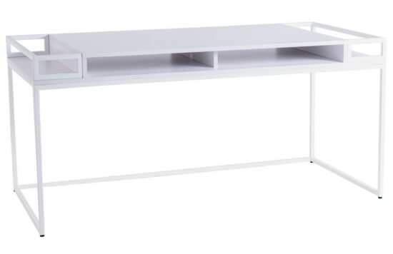 Nordic Design Bílý lakovaný pracovní stůl Hugo 160 x 78 cm