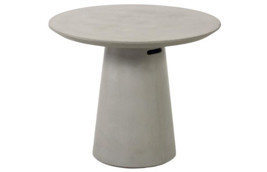 Šedý betonový zahradní stůl Kave Home Itai 90 cm