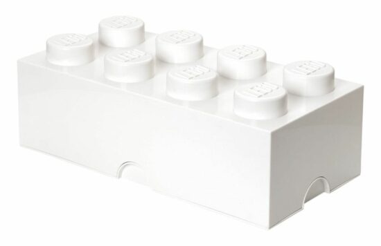 Bílý box na svačinu LEGO® Lunch 20 x 10 cm
