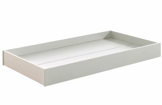 Bílá borovicová zásuvka k posteli Vipack Toddler 138 x 73 cm