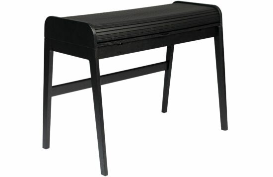 Černý dubový psací stůl ZUIVER BARBIER 110 x 77 cm